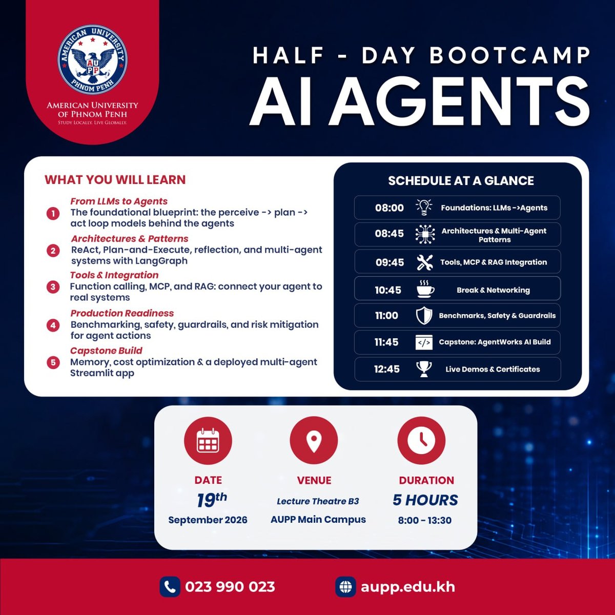 AUPP举办AI Agent实战训练营 9月19日开课