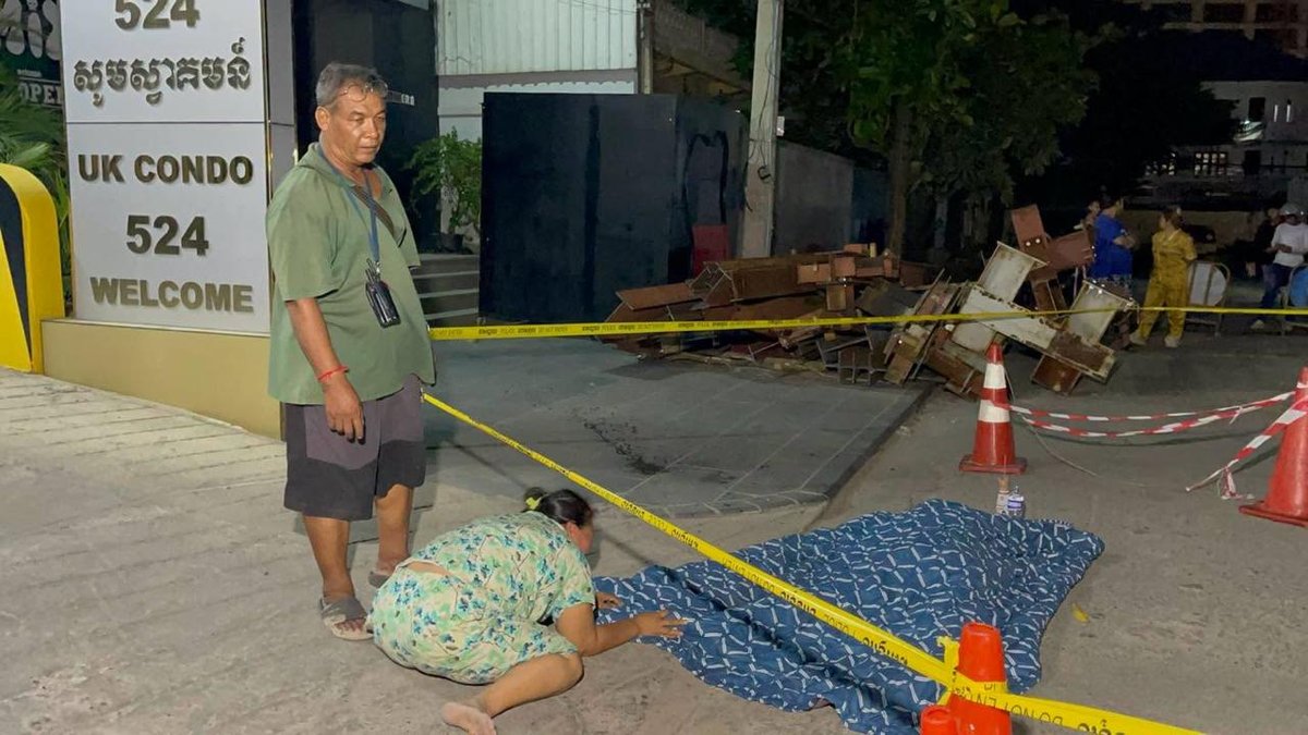金边堆谷区发生情杀命案 男子杀害女友后跳楼身亡