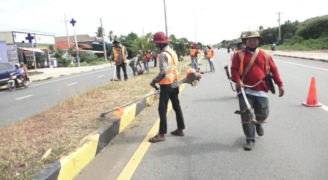 5号公路磅湛省段绿化维护启动 旨在提升美观与安全