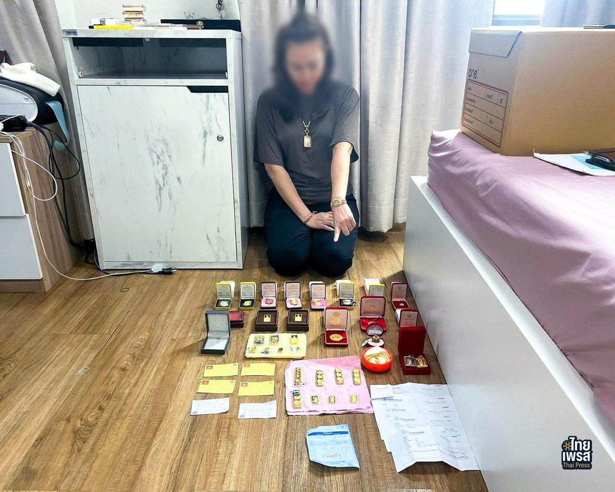 泰国警方破获宗教敛财案 搜出上亿泰铢现金黄金