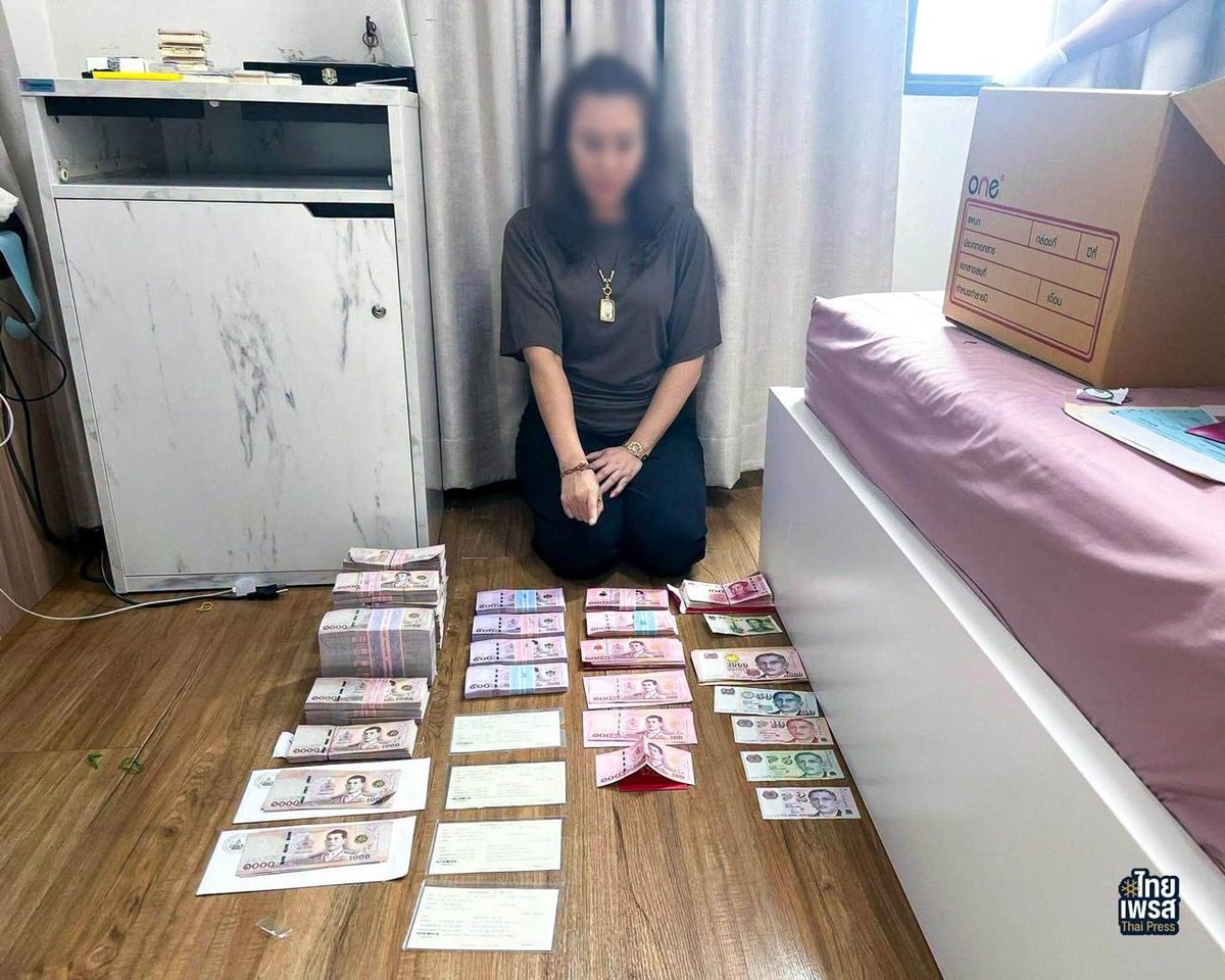 泰国警方破获宗教敛财案 搜出上亿泰铢现金黄金