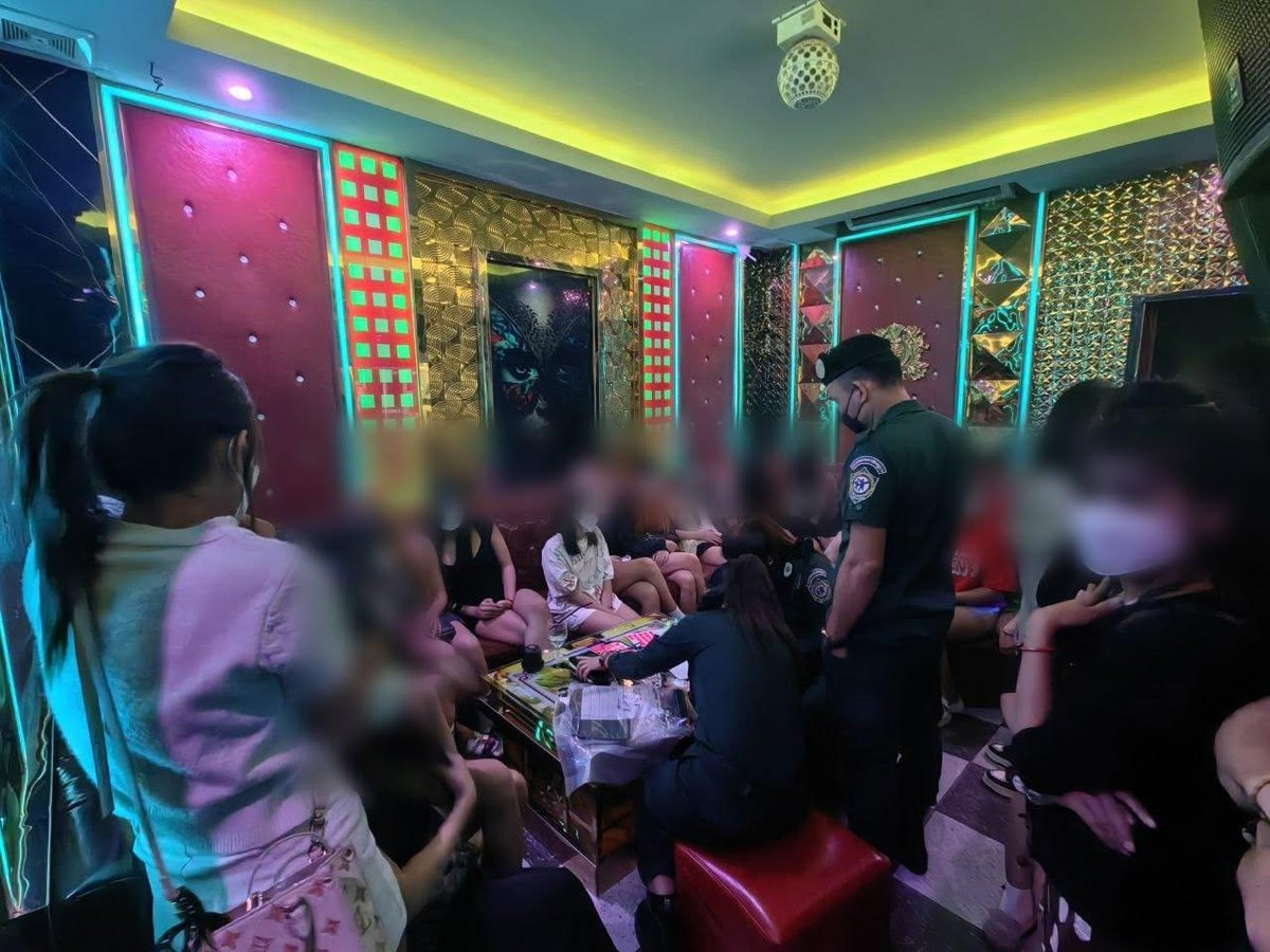 金边警方突袭隆边区娱乐场所 查处涉未成年人案