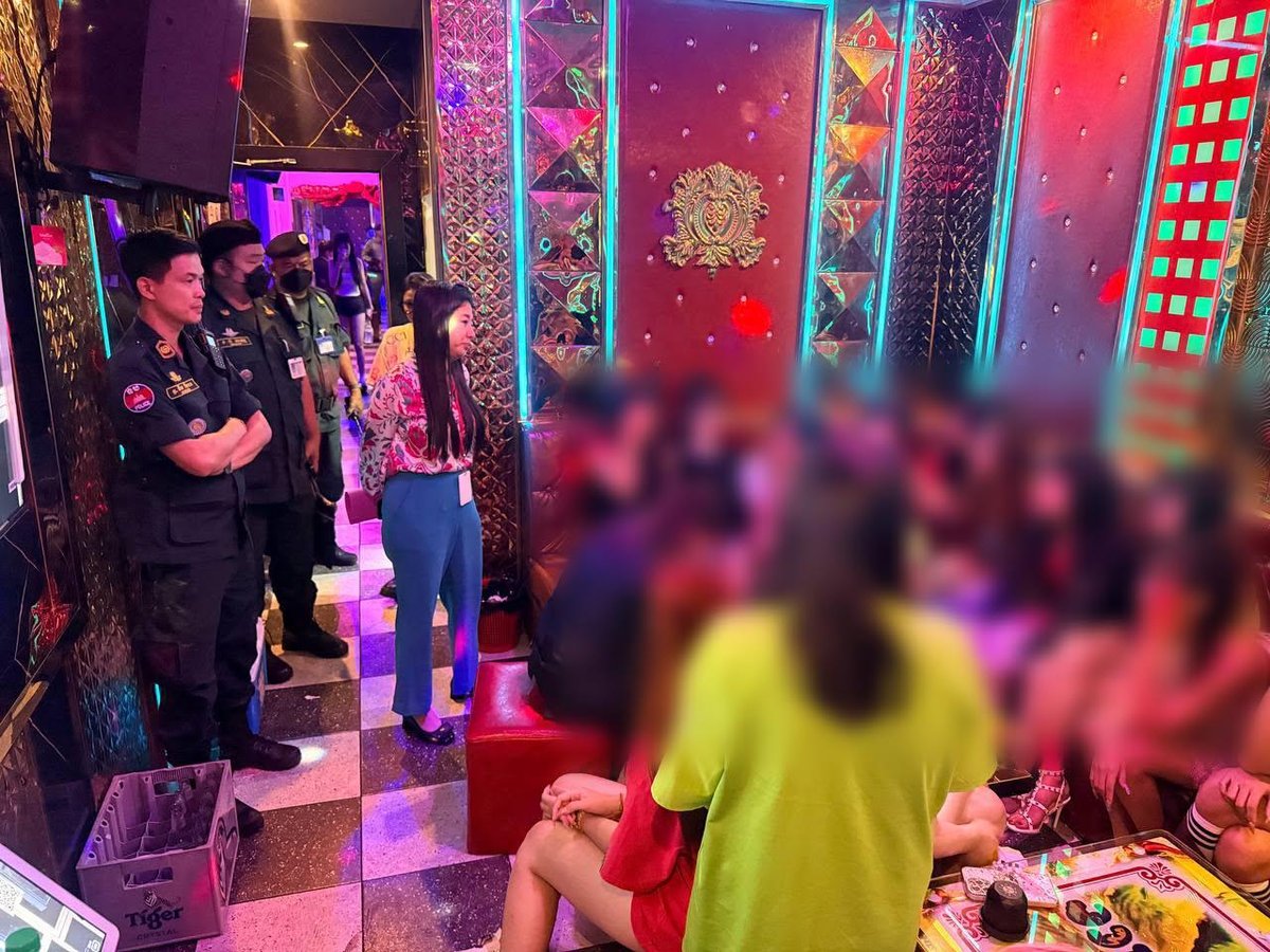 金边警方突袭隆边区娱乐场所 查处涉未成年人案
