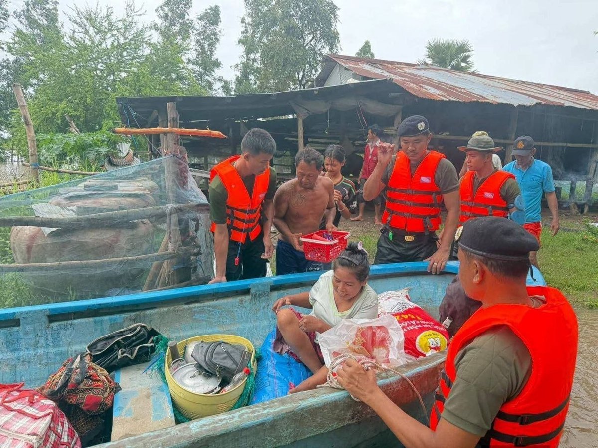 巴威地区遭遇洪灾 当局紧急疏散受灾民众