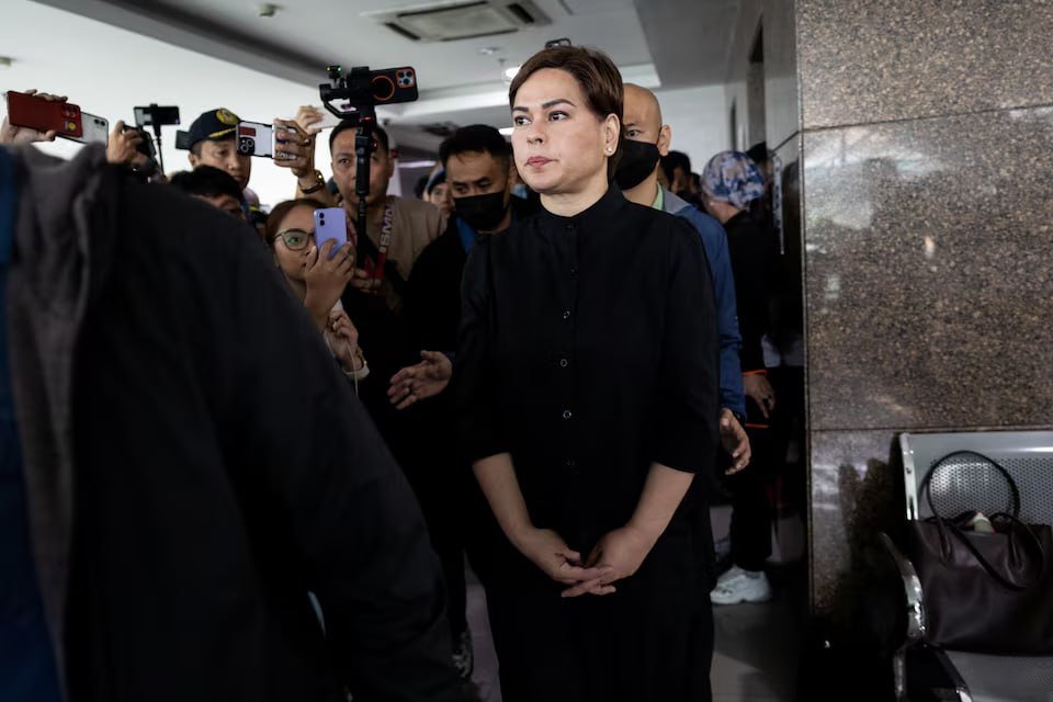 菲律宾副总统Sara Duterte涉嫌威胁总统被捕并保释
