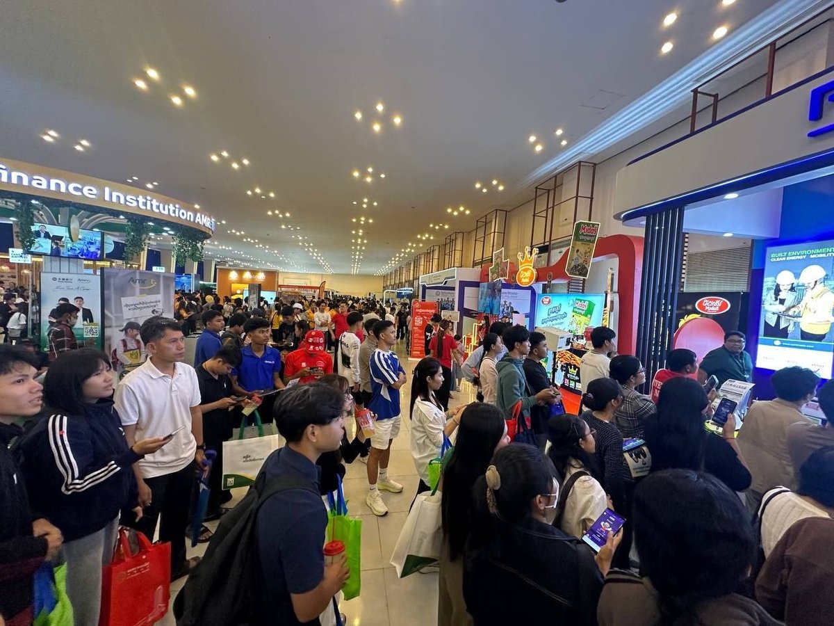 2026年国家就业展在金边举办 助力青年对接就业市场