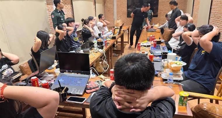 柬埔寨警方与美国FBI合作,成功清剿分布在7个省份的50个网
