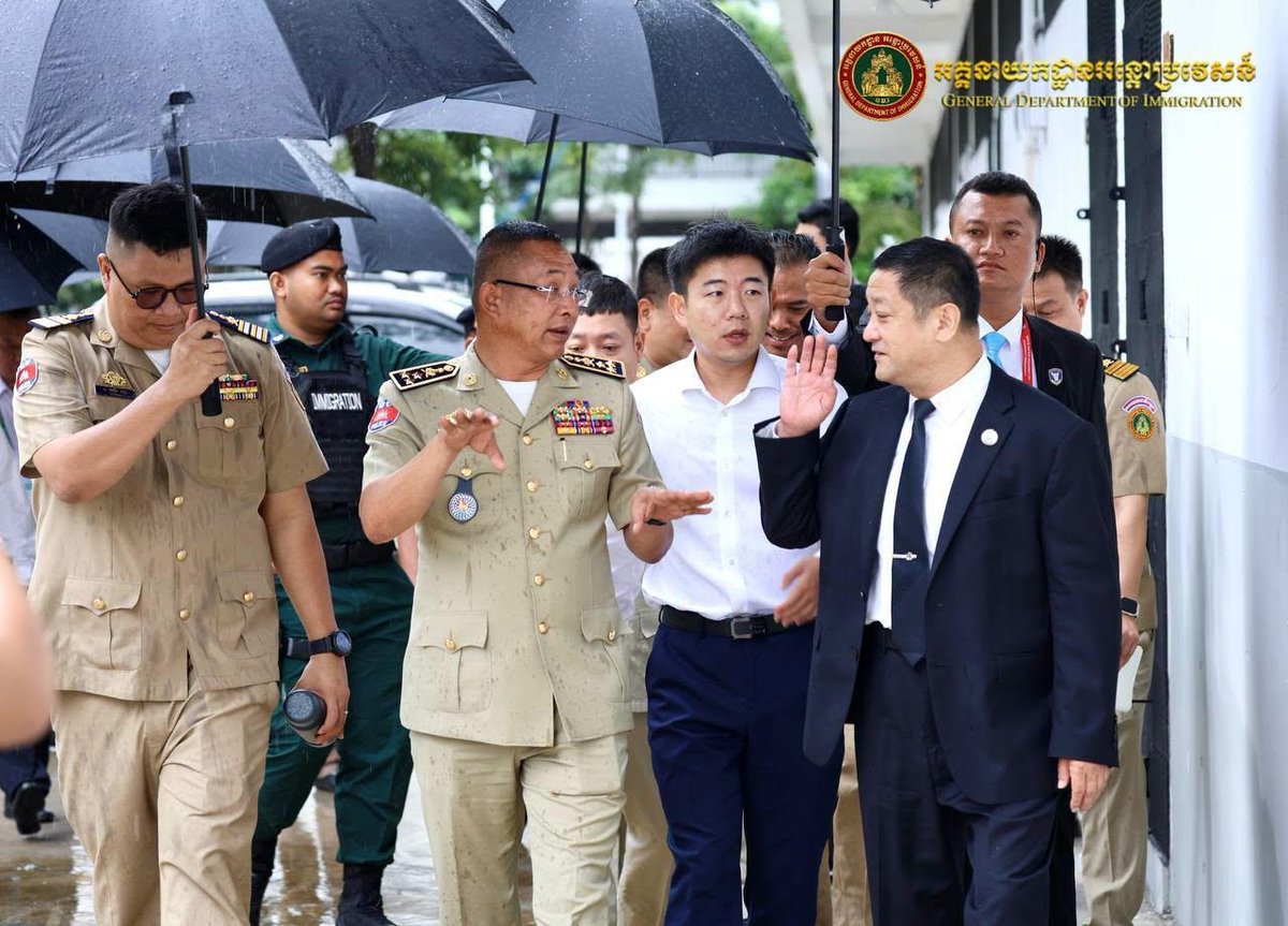 中国公安部代表团参访茶胶省巴地待遣返中心
