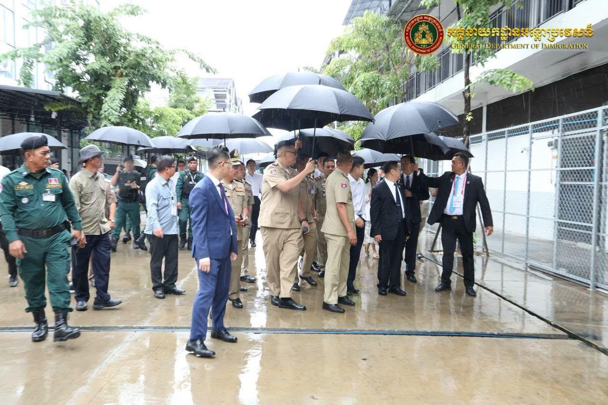 中国公安部代表团参访茶胶省巴地待遣返中心
