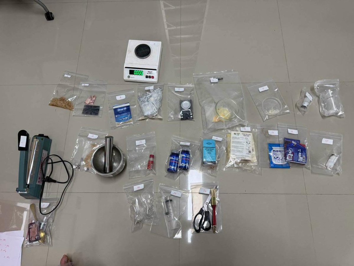 泰国警方破获跨国制毒案 逮捕美籍华裔男子