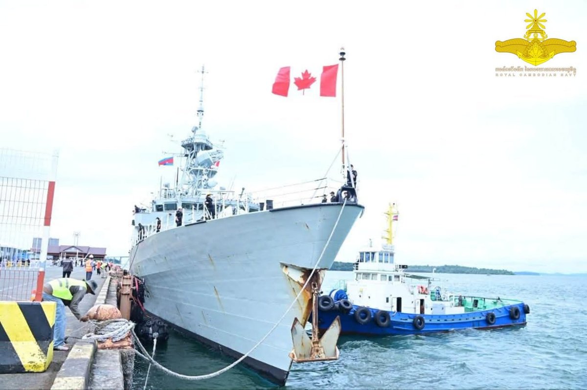加拿大海军HMCS Regina号访问西港 停留3天
