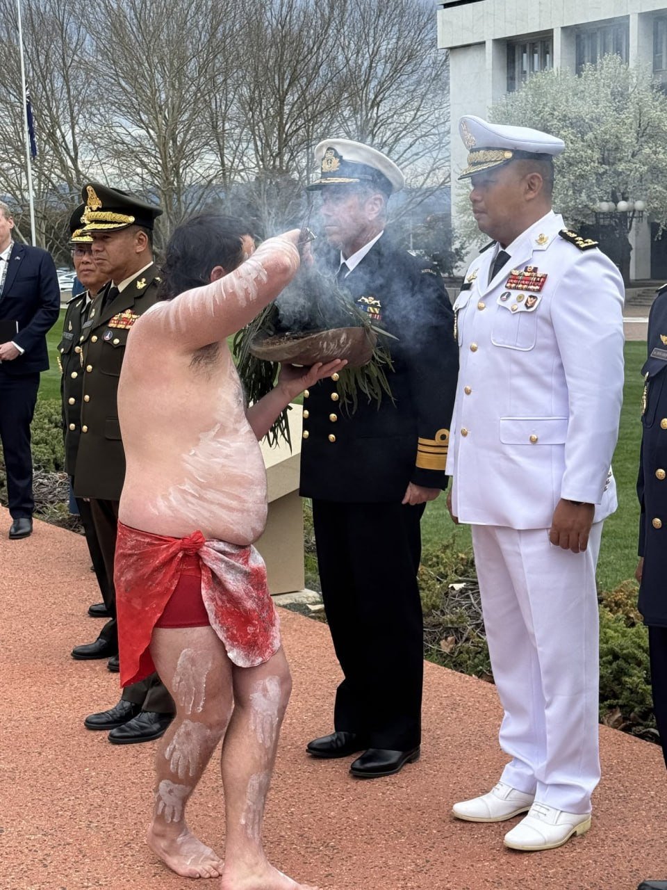 狄西哈出席澳大利亚传统仪式 促进柬澳文化交流