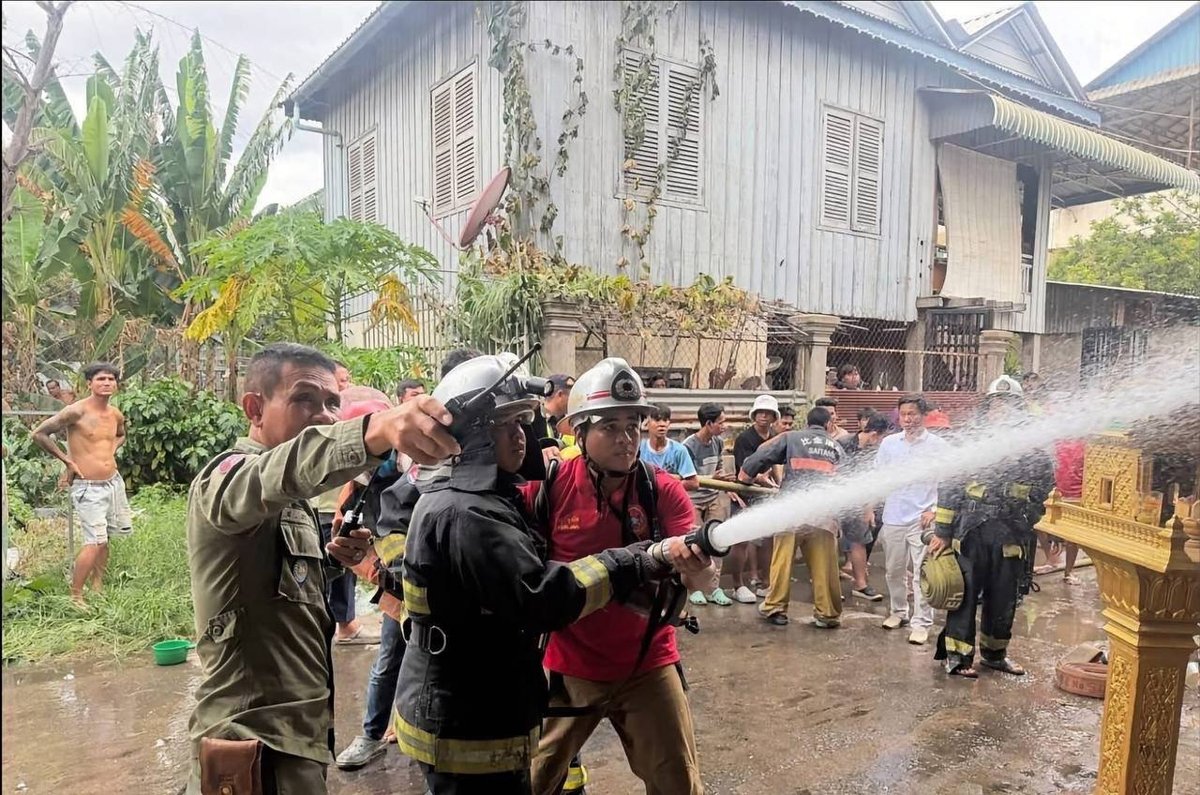铁桥头区白豹分区发生火灾 房屋损毁严重无人员伤亡