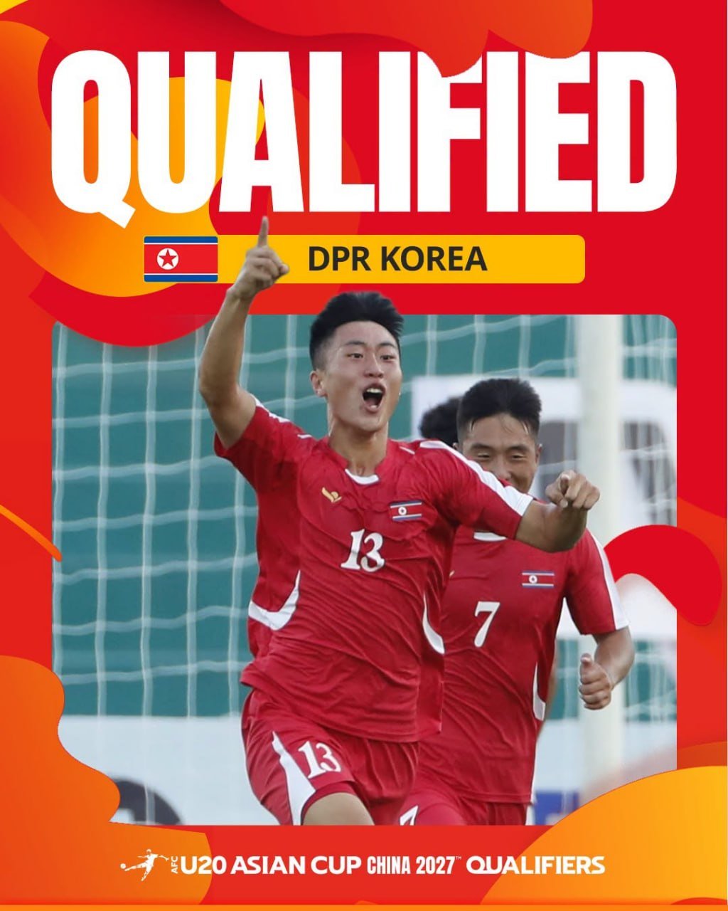 AFC U20亚洲杯预选赛结束 8支球队晋级2027中国决赛