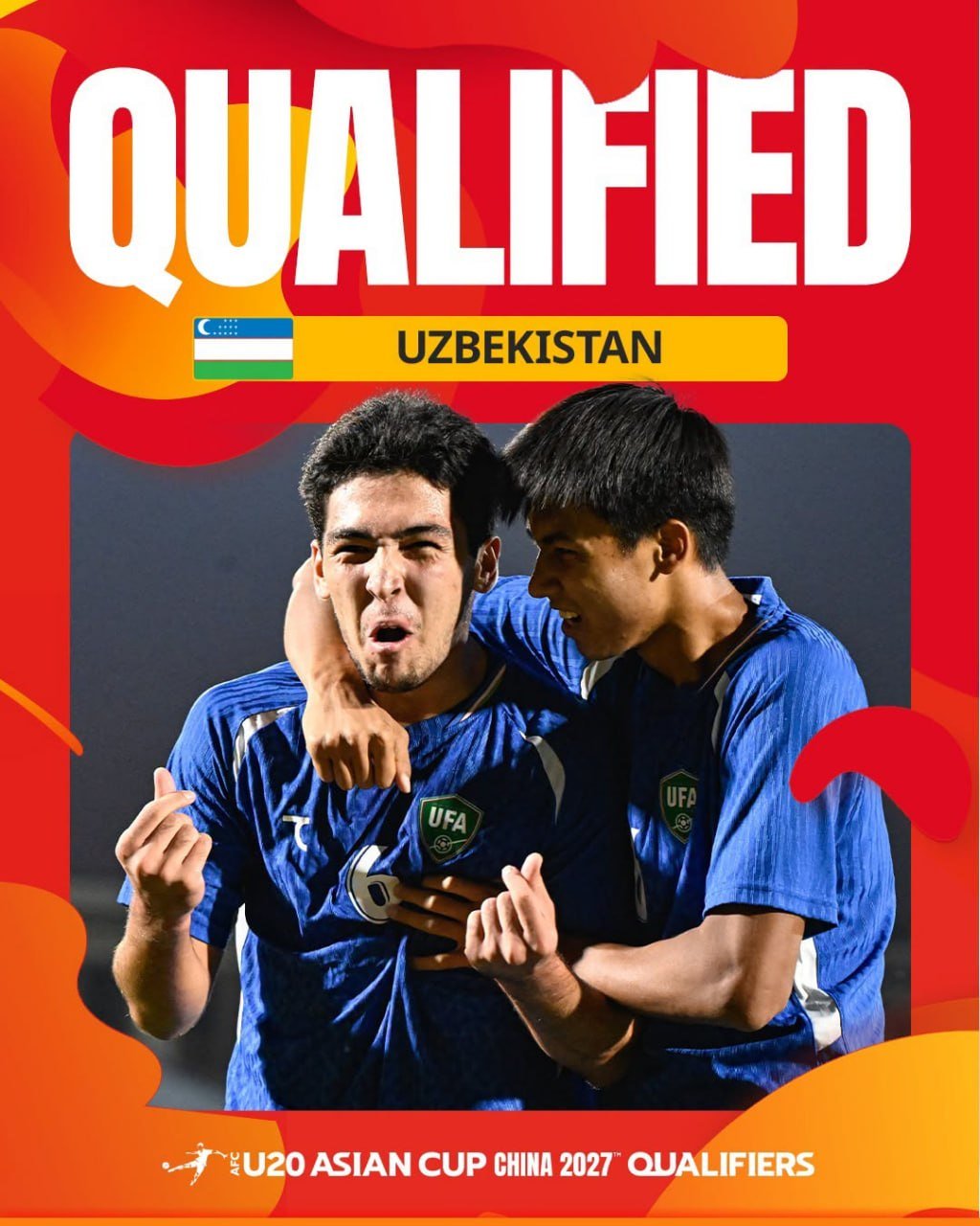 AFC U20亚洲杯预选赛结束 8支球队晋级2027中国决赛