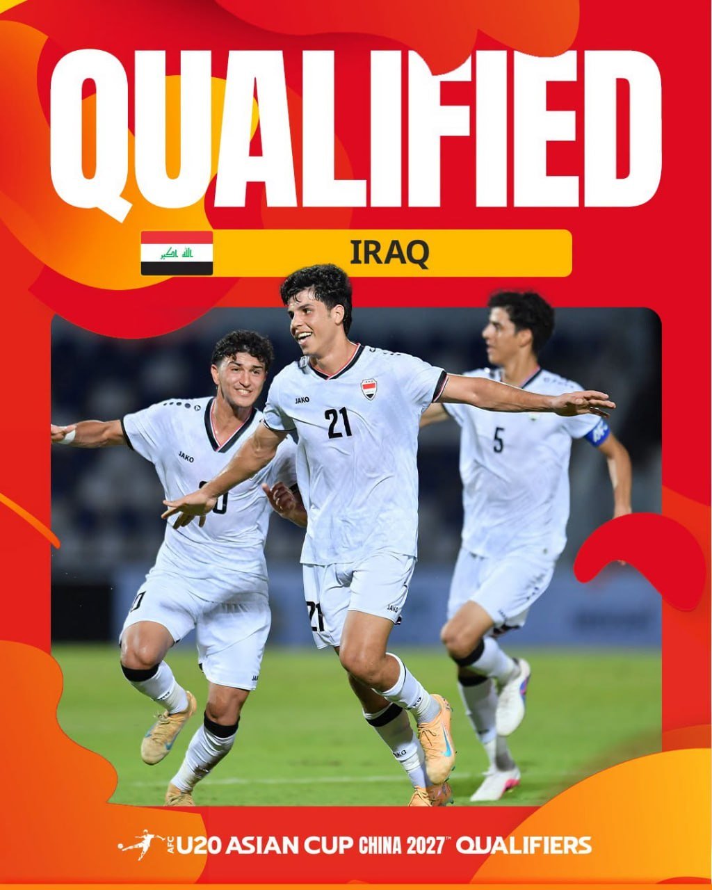 AFC U20亚洲杯预选赛结束 8支球队晋级2027中国决赛