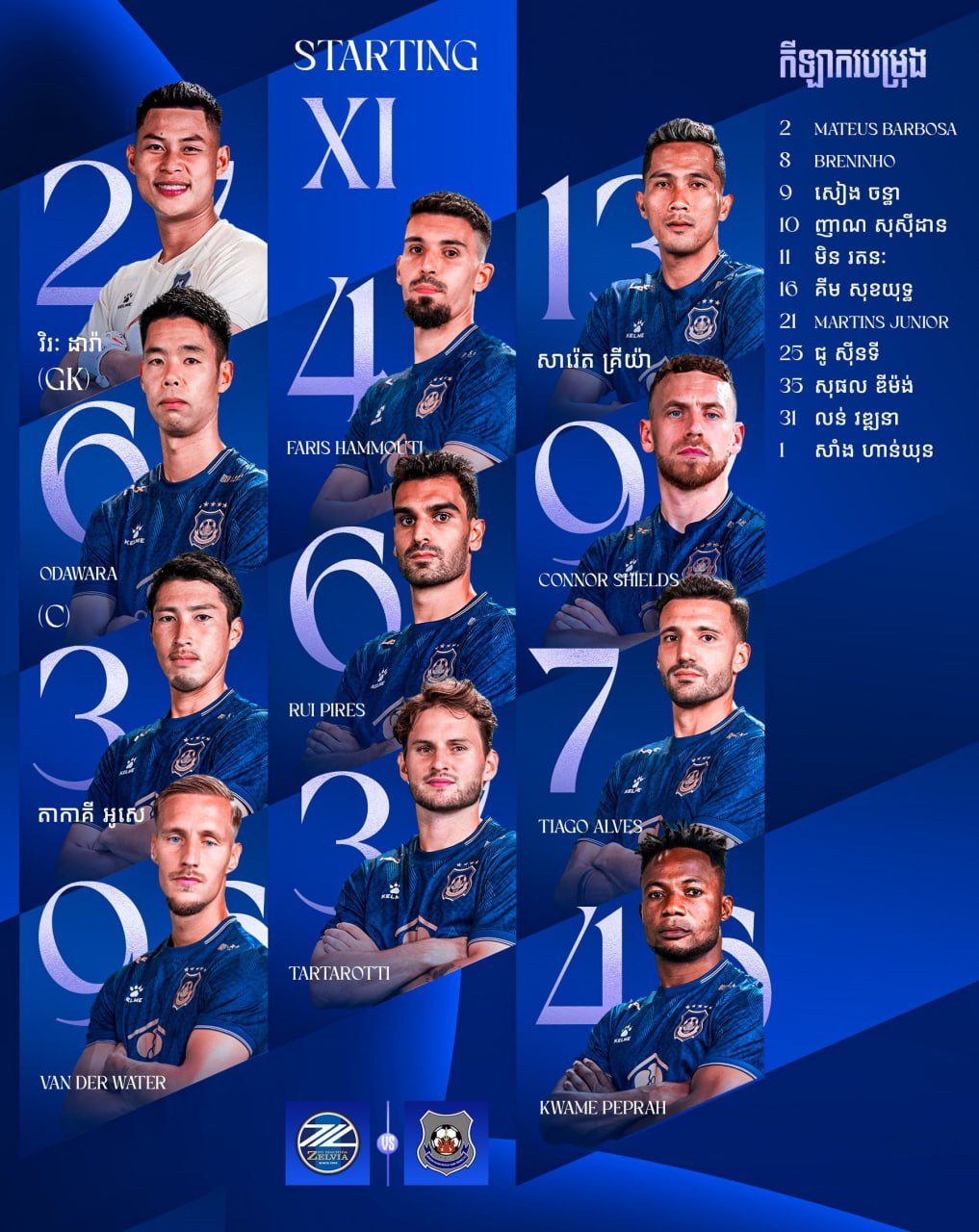 Svay Rieng FC今晚迎战日本FC Machida