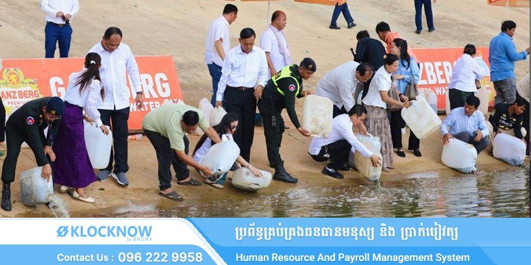 磅通省开展鱼苗放流活动 保护水生资源
