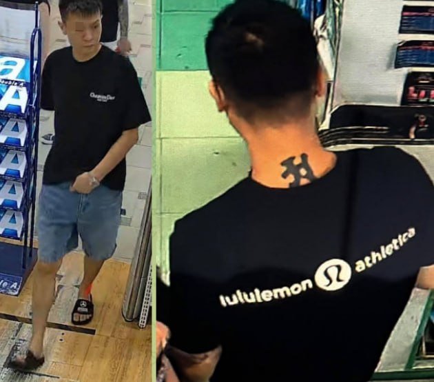 马来西亚籍男子在电脑店顺手牵羊 监控录像曝光
