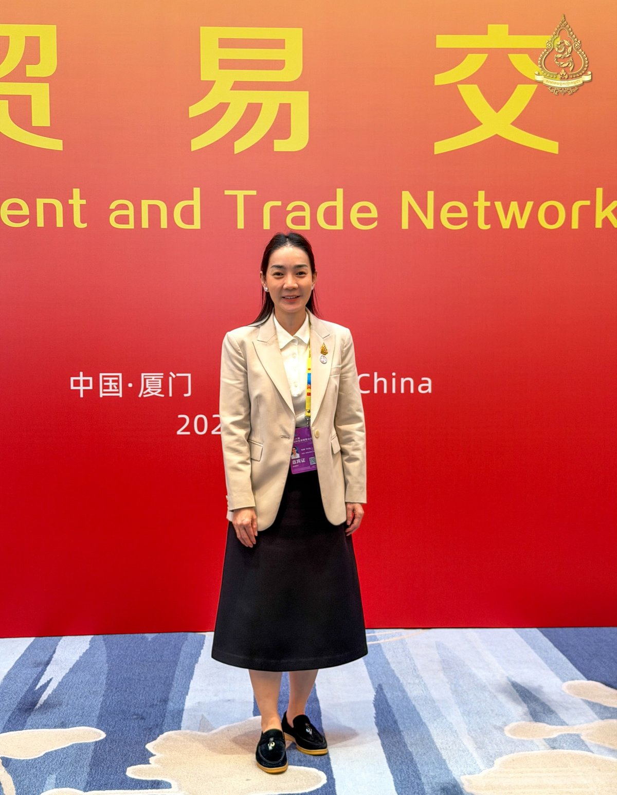柬埔寨勋爵协会代表团陪同孙占托副总理出席UNCTAD举办的商