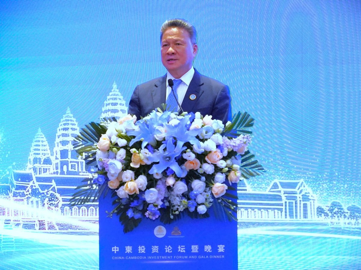 柬埔寨勋爵协会代表团赴中国深圳参加投资论坛,在孙占托副总理见