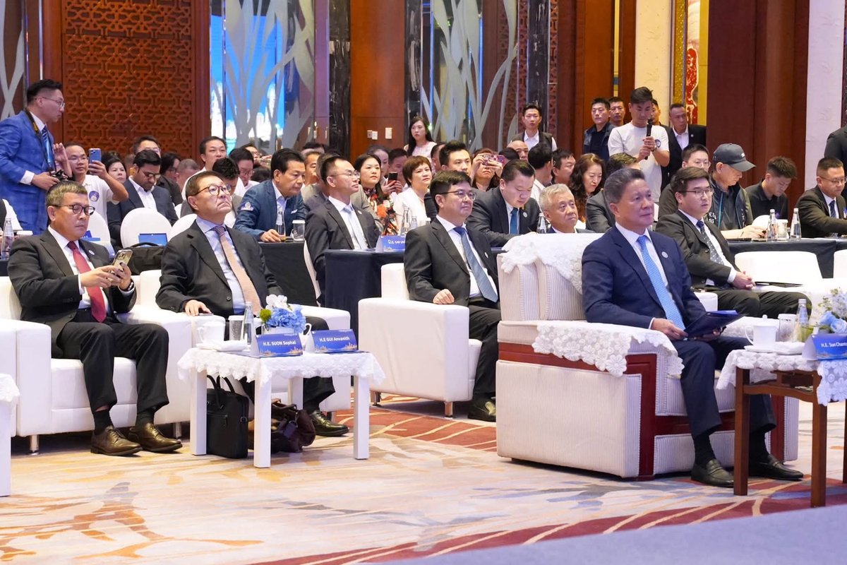 柬埔寨勋爵协会代表团赴中国深圳参加投资论坛,在孙占托副总理见
