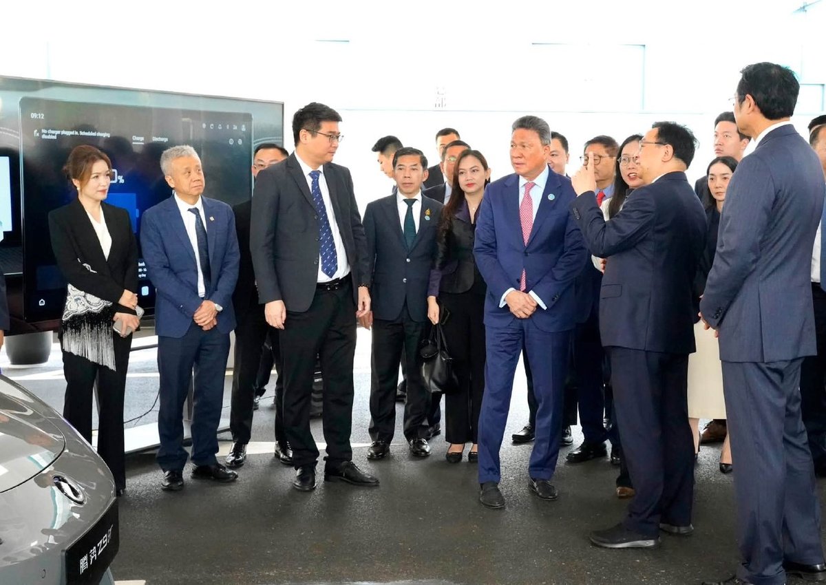 孙占托率团访问比亚迪总部 推动柬埔寨电动汽车产业发展