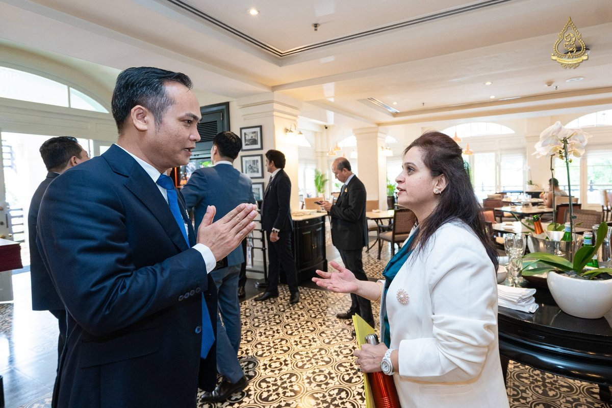 柬埔寨勋爵协会与印度商界举行工作交流会