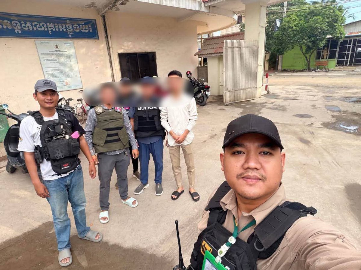 柴桢一栋排屋疑似电诈窝点 宪兵已封锁现场