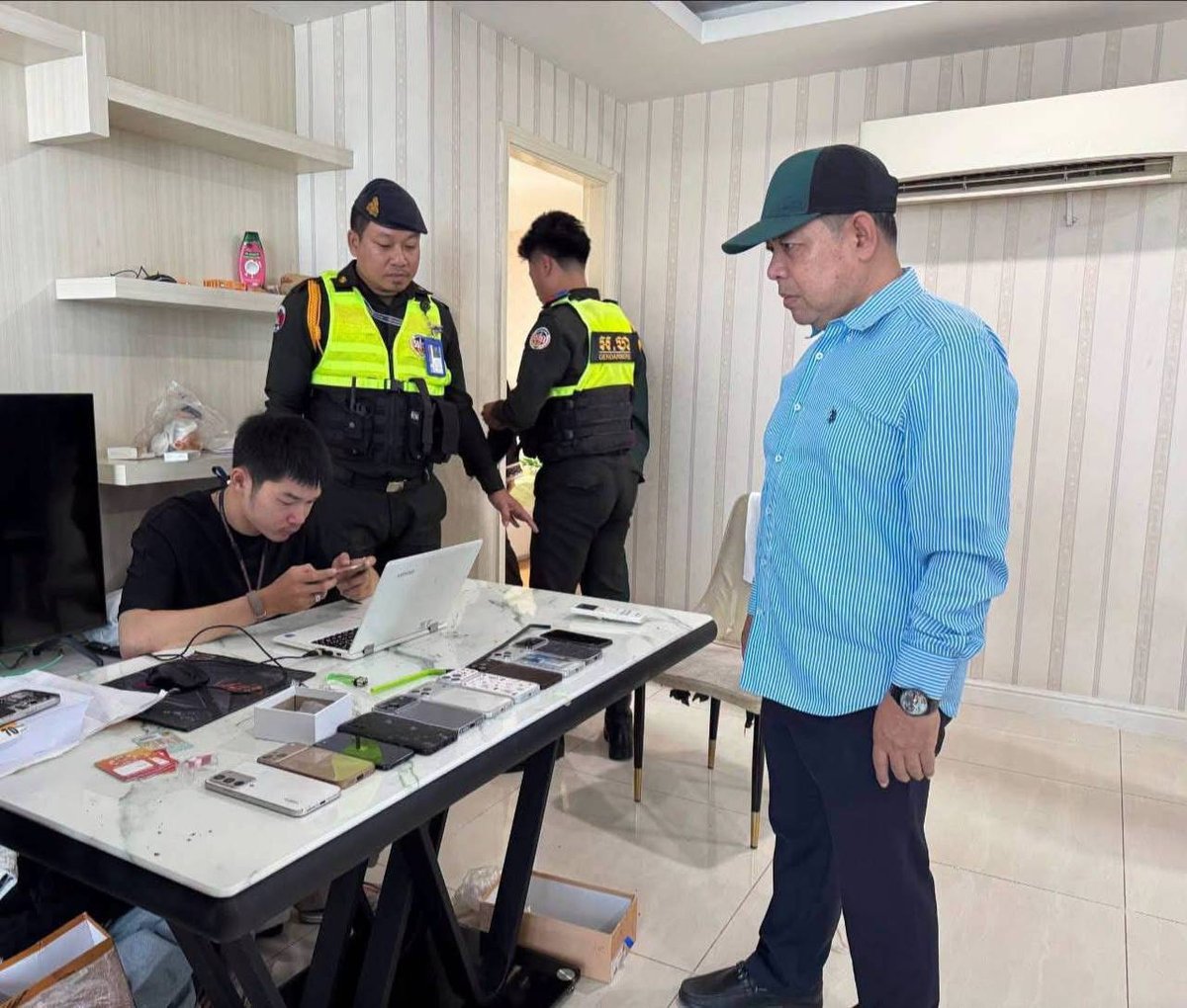金边7玛卡区持续严查外国人住宿 重点打击网络诈骗