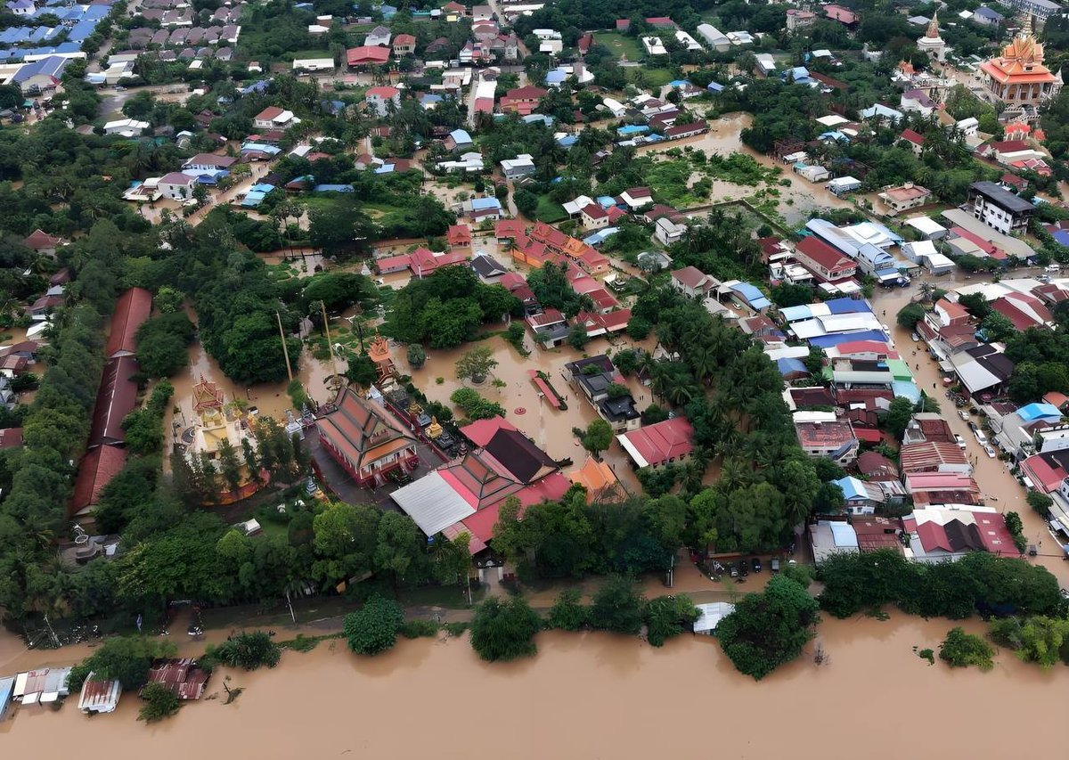 柬埔寨10省遭洪灾超4.49万户受影响 强降雨持续至9月30