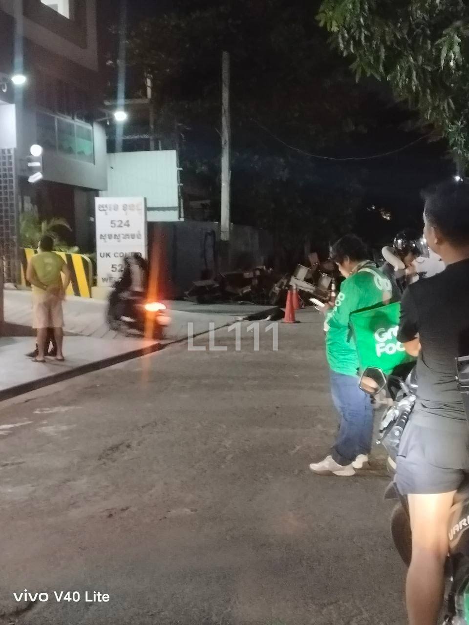 金边市堆谷区发生一起坠楼事件,一名男子从UK公寓坠落,经确认
