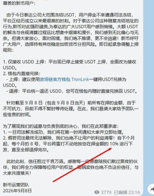 Tether冻结新币担保数千万USDT 严打Telegram