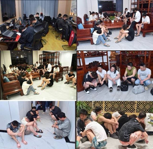 老挝万象捣毁网赌窝点 抓获43名中国籍嫌疑人
