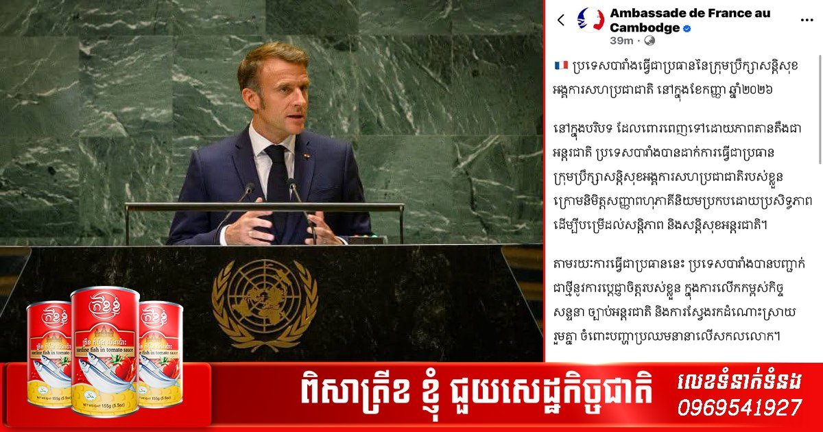 法国利用安理会主席国身份 推动国际法与全球对话