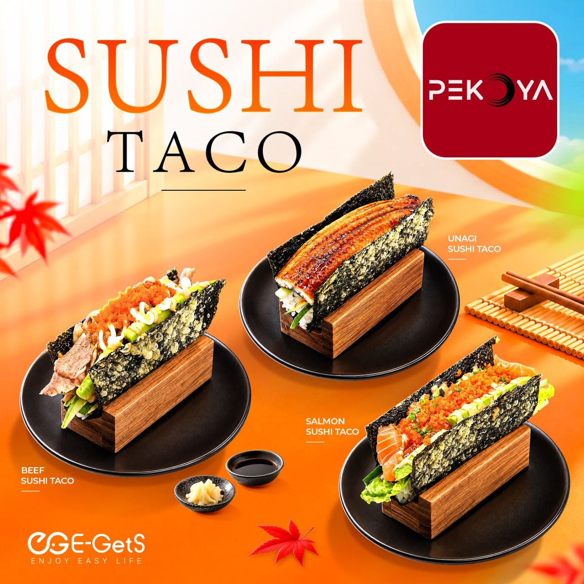 PEKOYA寿司塔可入驻大象外卖 新用户领$5红包
