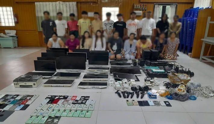 曼德勒警方破获跨国珠宝直播诈骗团伙 28人落网