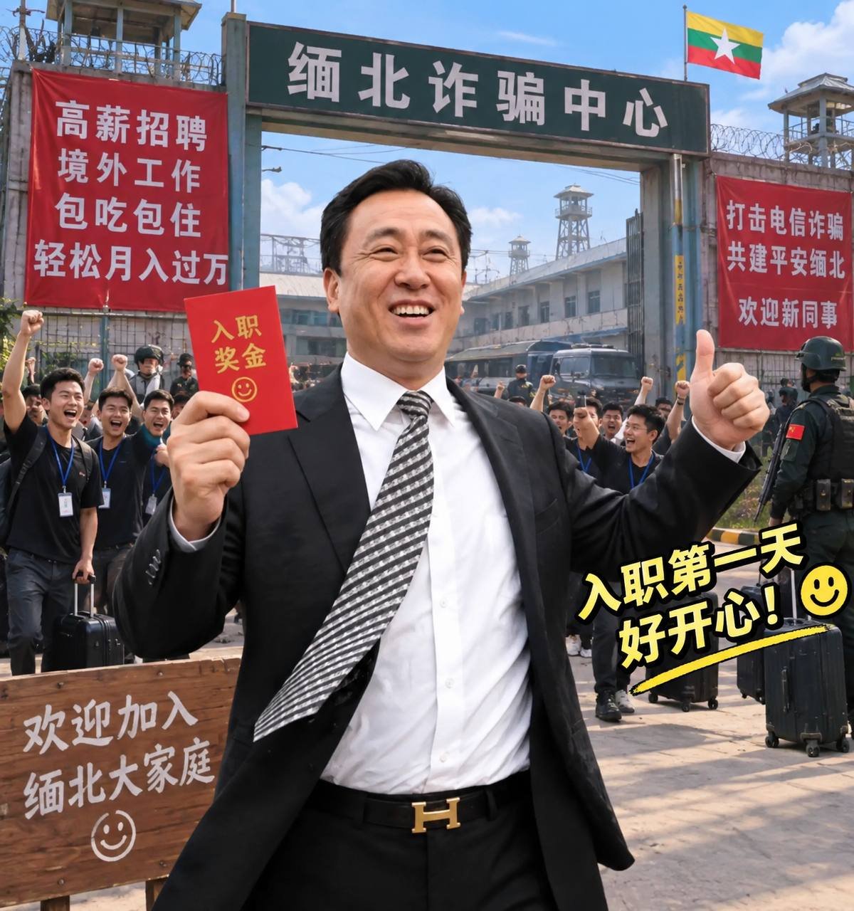 警惕东南亚招聘诈骗常见话术 勿信高薪躺平承诺