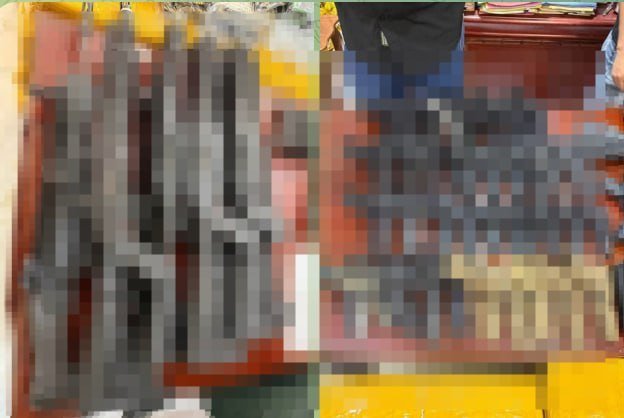西港警方突查竹岛 抓获7名中国人并查获毒品军火