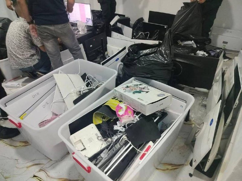 波贝警方查获两处网诈场所 抓获223名外籍人员