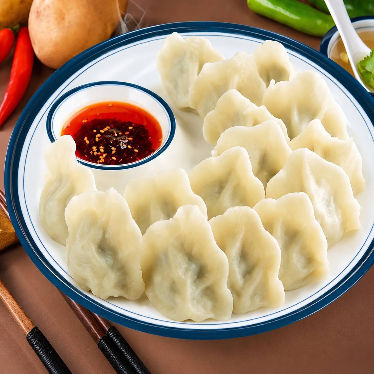 胡志明市手工水饺配送 韭菜牛肉多种馅料