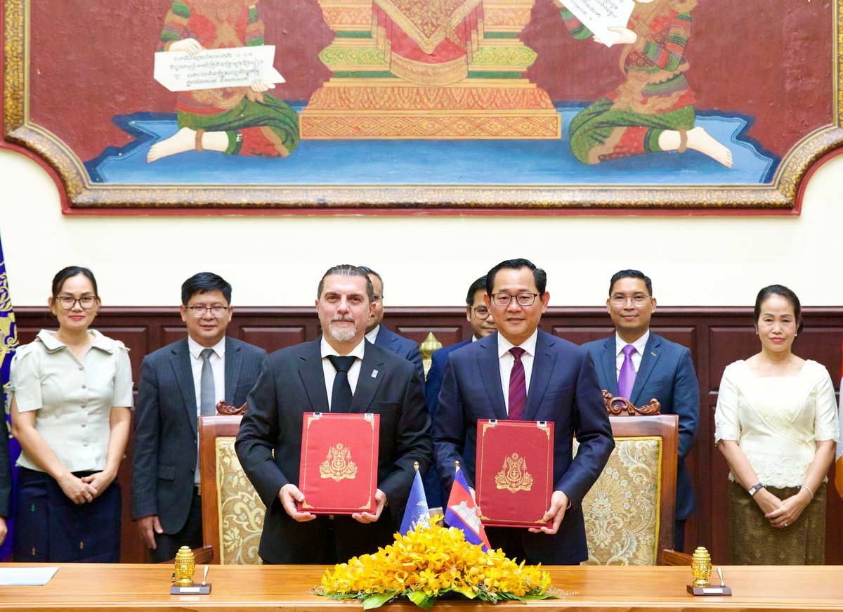 柬埔寨司法部与UNDP签署2026年合作备忘录