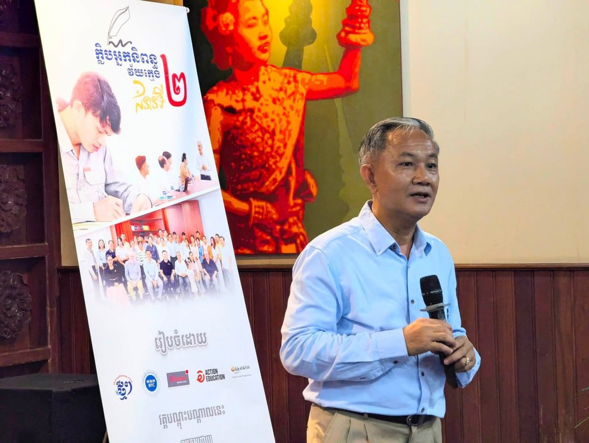 暹粒青年作家俱乐部举办观察技能培训 提升写作思维