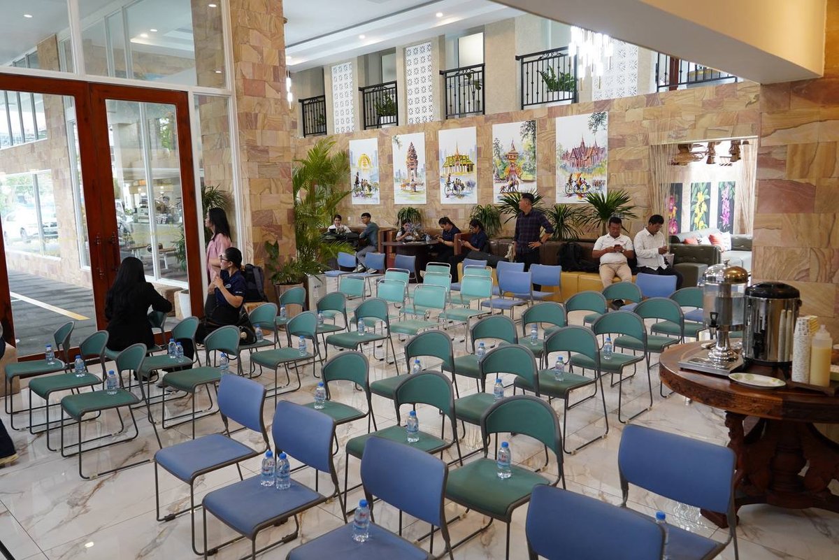 吴哥书写第四届新闻发布会于金边阿玛纳酒店举办