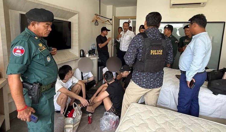 巴域市突袭诈骗窝点 6名外籍人员被捕并查获枪支