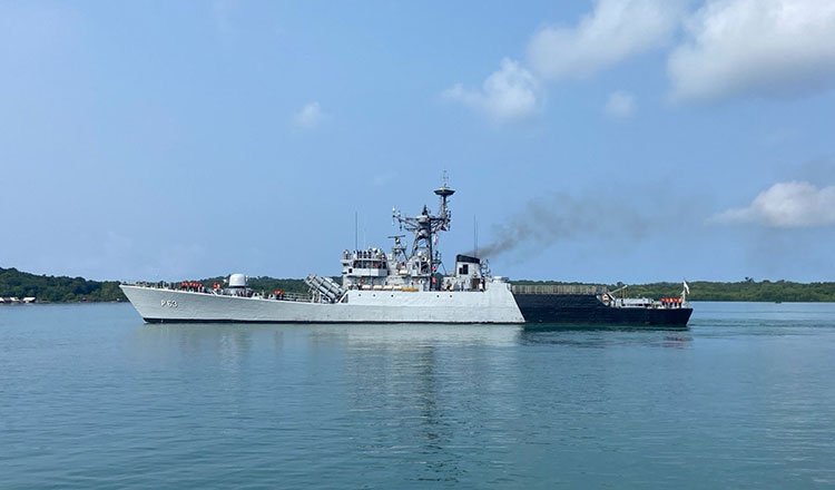 印度海军舰艇结束访问 云壤海军基地防务合作深化