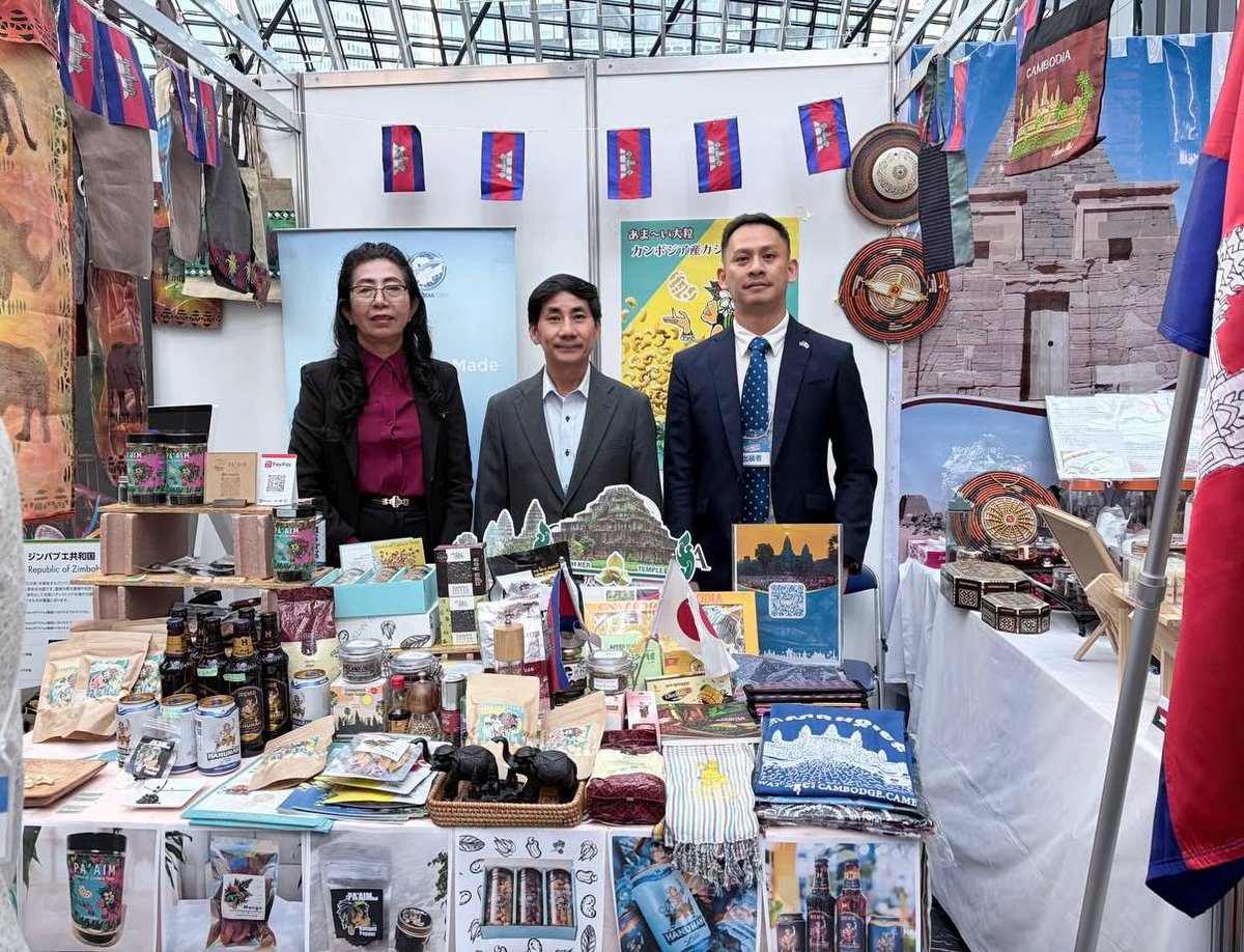 柬埔寨驻日大使馆参加东京Global Festa展会