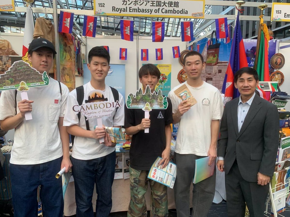 柬埔寨驻日大使馆参加东京Global Festa展会