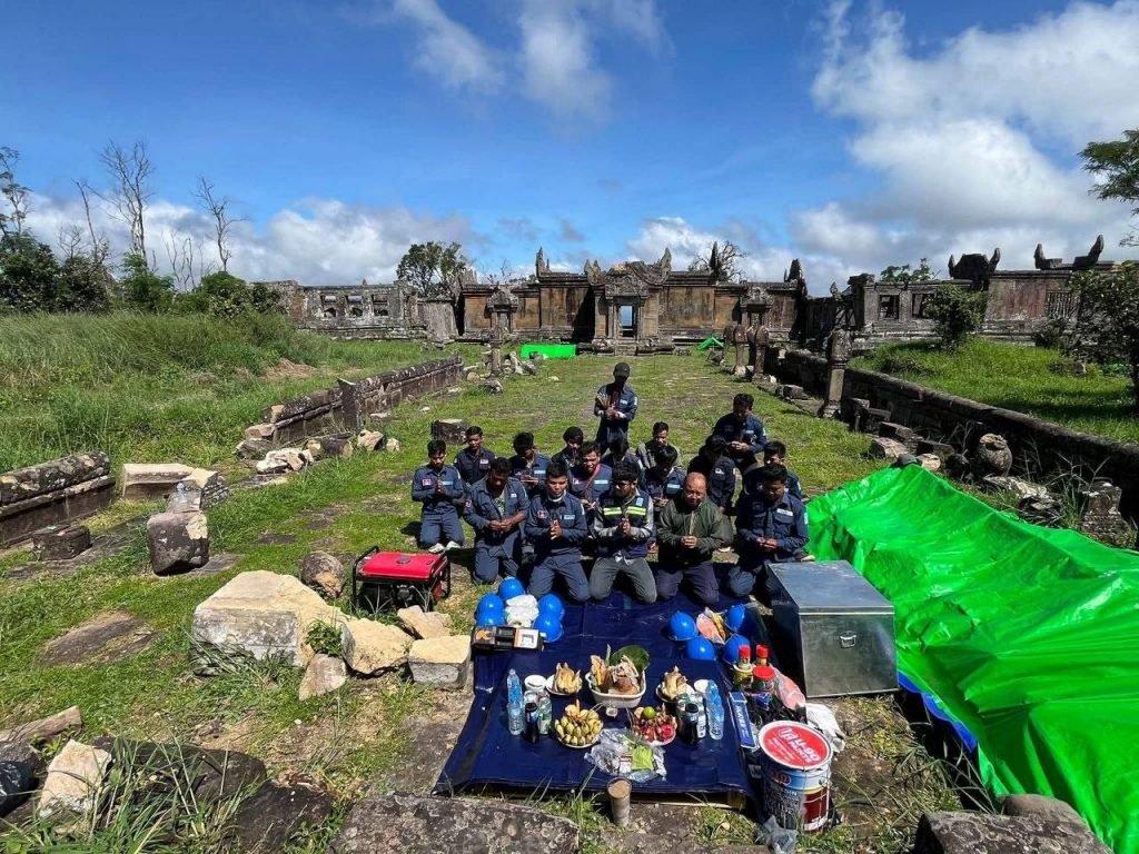 柏威夏寺启动第二阶段紧急加固工程 涉及29处地点