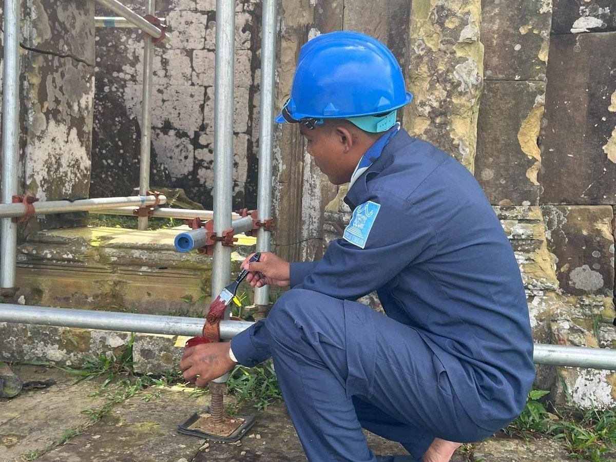柏威夏寺启动第二阶段紧急加固工程 涉及29处地点